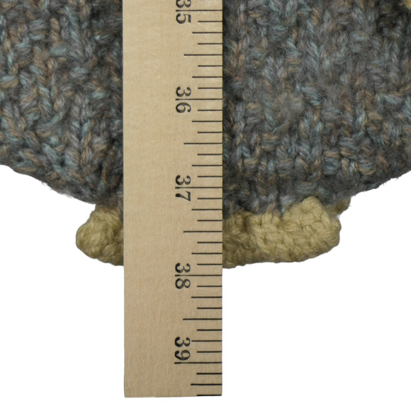 Owl Scarf Crochet Women Kids Teen 76x6.5 Bird Awake Asleep Novelty Gift Cute Fun - Picture 10 of 10